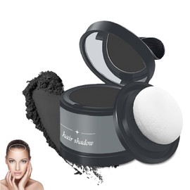 Root Powder, Hairline Powder, Hair Concealer, Hair Powder Hairline Volume, Hair Thickening Hair Styling Powder, Hair Powder for Repairing Roots for Women and Men (Black)