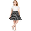 BlackButterfly Children's Vintage 1950s Girls Swing Circular Skirt - Full