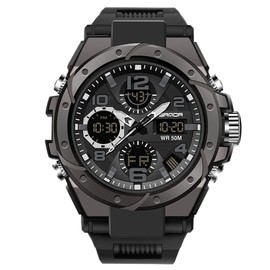 RORIOS Mens Sports Watches Waterproof Digital Watch with Alarm Timer Multifunction Luminous Wristwatches for Boy Men Electronic Men's Watches