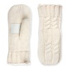 isotoner Women's Chunky Cable Knit Cold Weather Mittens with Warm,