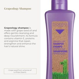 Salerm Biokera Grapeology Shampoo, 10.14 Ounce/300 ml