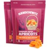 Manischewitz Premium Dried Apricots 6oz (2 Pack) "Resealable Bag", Gluten