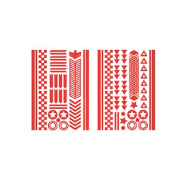 Kikkerland Bicycle Reflectors, Red