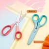 Small Blunt Tip Scissors with Cover Cap, Curved Craft Scissors