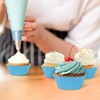 Xlloest Cupcake Liners Light Blue Baking Cups Muffin Paper Standard,