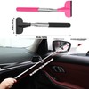 2Pcs Car Window Mini Squeegee, Portable Tiny Car Side Mirror