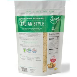 Pereg Italian Style Panko Bread Crumbs (9oz) for Schnitzel, Vegetables, Seafood