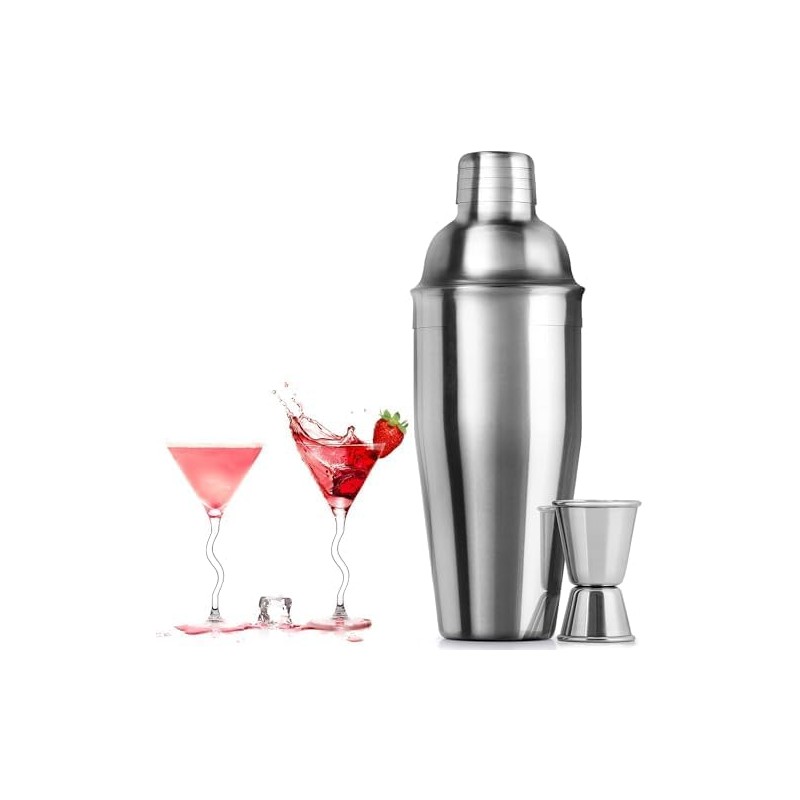 IBILI Cocktail Shaker, Stainless Steel Silver, 24 x 9 x