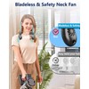 Misting Neck Fan,4000mAh Neck Fan with Water Mist Spray,Breeze Wear