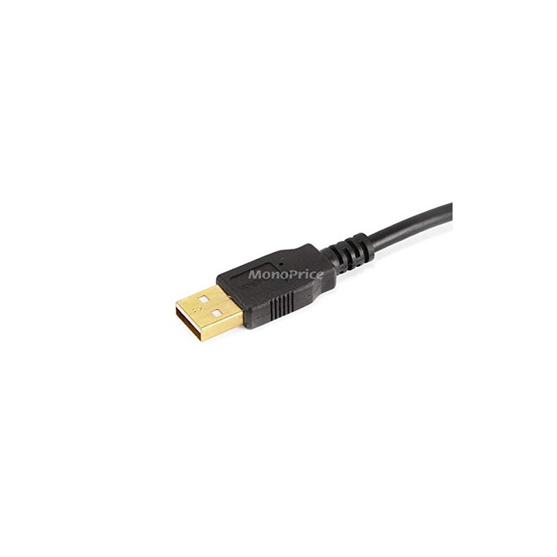 Monoprice 105442 USB 2.0 A Male to A Male 28/24AWG