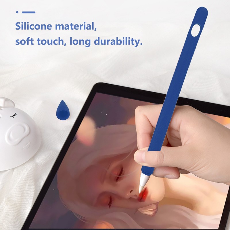 Soft Silicone Stylus Pen Sleeve Tablet Touch Pen AntiSlip Fall