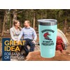 Snowboarding Teal Edition Viking Tumbler 20oz - Snowboarding My therapy