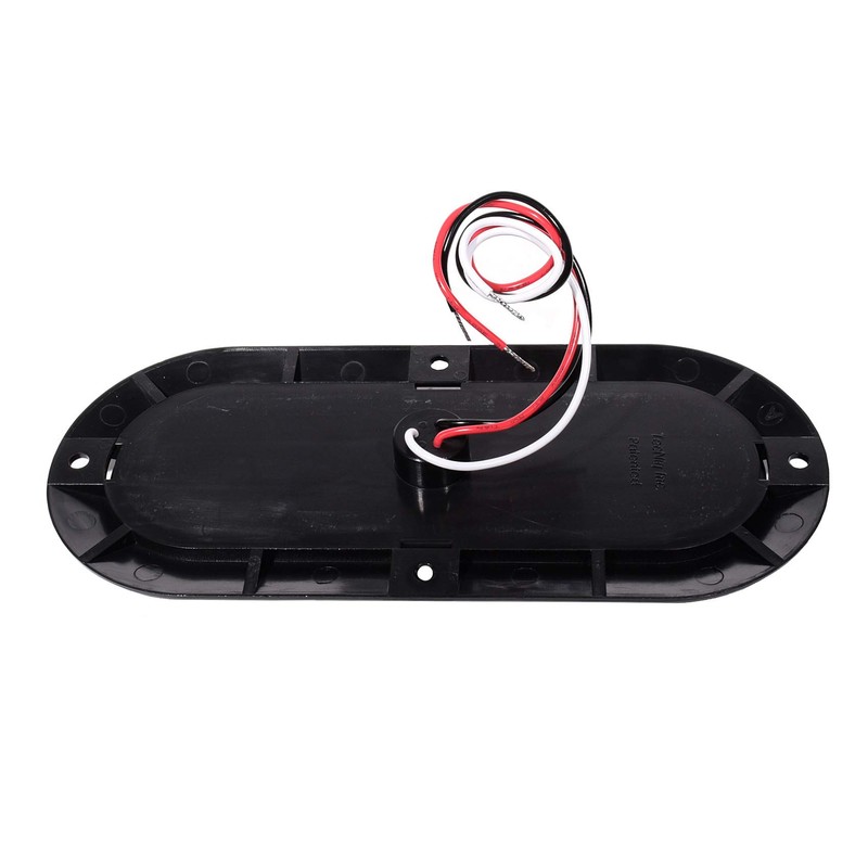 TecNiq T66-RCSP-1, 6 Inch Oval STT, Surface Mount, Clear Lens,