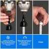 Deburring External Chamfer Tool, HSS Hex Shank Deburring Tool for