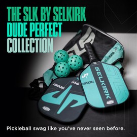 Selkirk Sport SLK Dude Perfect Trickshot Pickleball Paddle Set of 2 | Fiberglass Pickleball Paddles with SpinFlex Surface | Redesigned for Performance and Control