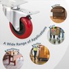 POWERTEC 3 Inch Swivel Caster Wheels Set of 4 with