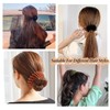 3 Pcs Velvet Birds Nest hairpin, Quick Bun Clips Tool