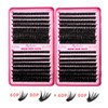 Selawasty Lash Clusters 624pcs Natural Lash Extension Individual Cluster Eyelash