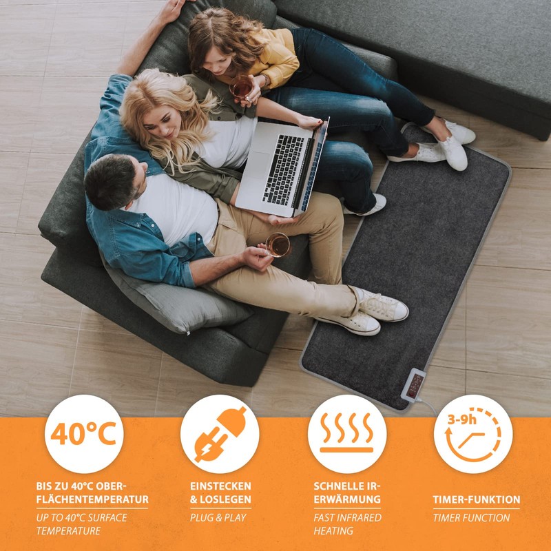 Warm Feet Heating Mat 55 x 80 cm 110 Watt