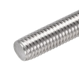 sourcing map M12 x 300 mm Fully Threaded Rod 304 Stainless Steel Right Thread M12-1.75 Thread Pitch