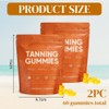 Gummies Autoabbronzante, gomme abbronzanti della pelle, 60 Stück mix beta-C-arotene