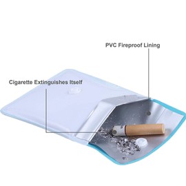 One Shop_PE910-ASH_Mini Ashtray Travel Sea Mountain Indoor Fire Retardant ( 2 PIECES ) (Red)