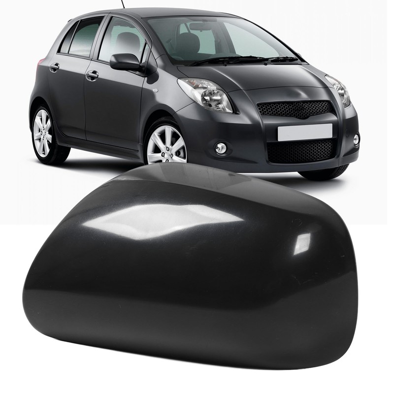 Car Rearview Mirror Housing Cover Black UV Protection Side Door