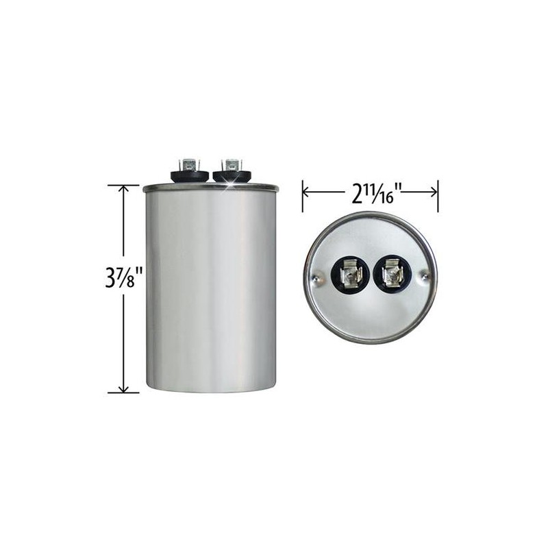 60 uF MFD x 370 VAC Capcom Capacitor Replaces Genteq