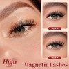 Higu clace Magnetic Eyelashes with Applicator, 1 Pair Reusable Magnetic