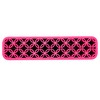 Danielle Silicone Makeup Brush Organizer, Pink and Black