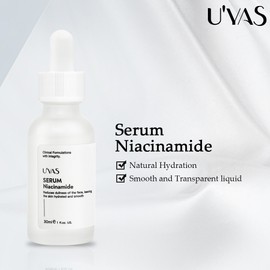 U'YAS 30ml Niacinamide Vitamin B3 Serum Cream Hyaluronic Acid Anti Aging Skin Repair