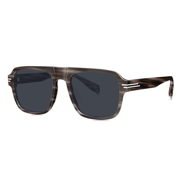 BOLON Men Acetate Aviator Single bridge Nylon Lens Polarized &