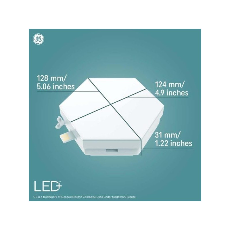 GE Lighting LED+ Color Changing Light Panel Kit (6-Pack) (93129897)