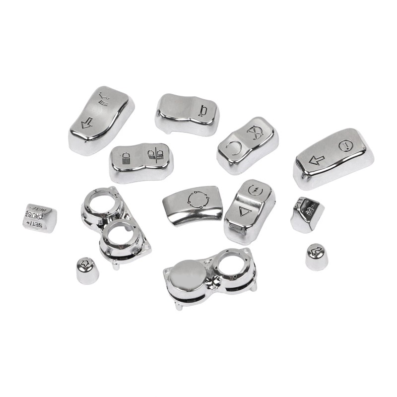 Unbranded Hand Control Switch Housing Button Cap For Harley Touring