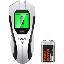 Cable Finder Detector 5 in 1 Wall Scanner Detector Multifunctional Stud Detector with LCD Display Detector for Wood, Metal, Power Line and AC Voltage Leads (Green)