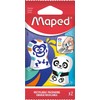 Maped Ergo Fun Animal Erasers Twin Pack (Assorted Designs), 119002