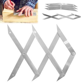 Picket Master Pro 3 Point,Center Finder for Precise Measurements Stainless Steel Equal Measuring Spacing Layout Tool Precision Measuring Instrument for Wood Working Welding DIY Projects