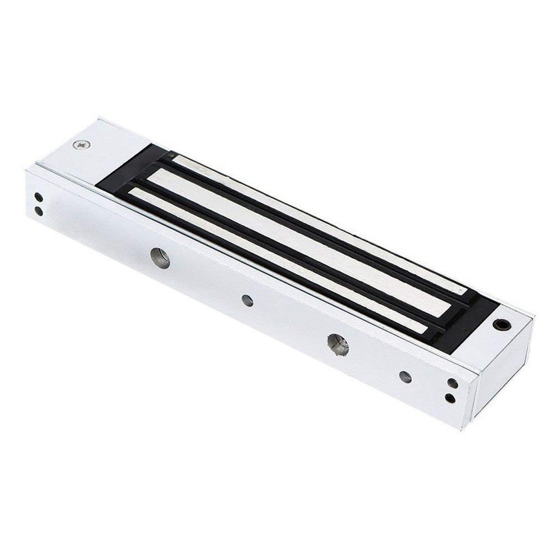 FUGEST 350Lbs(180KG) Holding Force Electromagnet Magnetic Electric Lock 12V Singe
