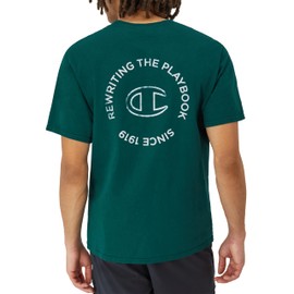 Champion, Classic, Soft and Comfortable T-Shirts for Men (2024 Graphics), Night Garden Tonal Script