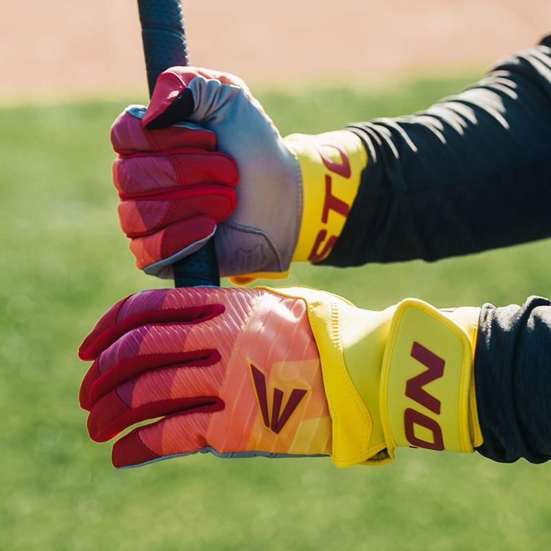 Easton | Adult Walk-Off Ethos Baseball Batting Gloves | Black