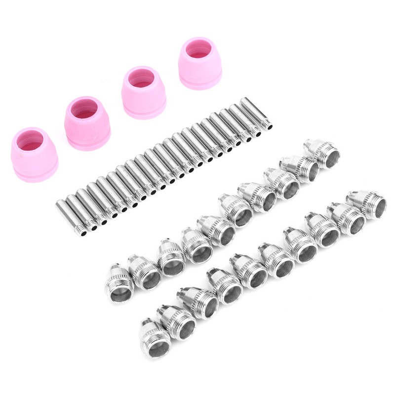 44 Pcs Plasma Cutter Accessory Nozzle Electrode Shielding for AG