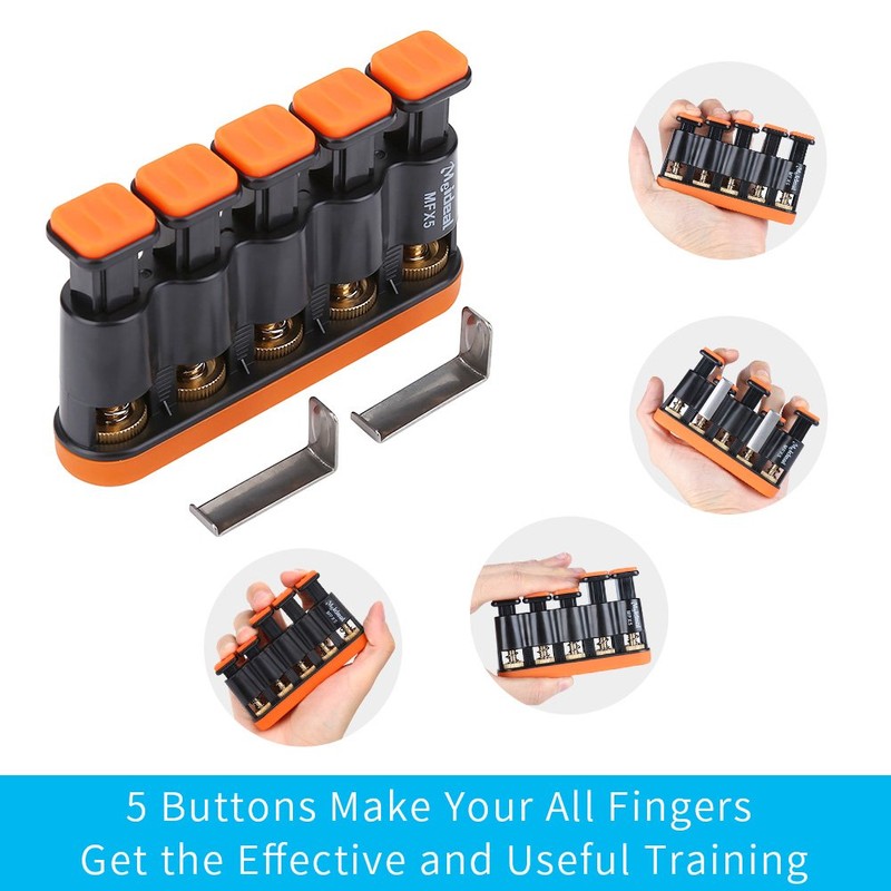 Guitar Finger Exerciser, Hand Strengthener Trainer Tension Exerciser Grip for