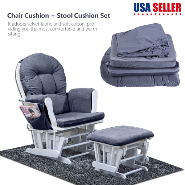 Unbranded Cotton Cushion Set For Baby Nursery Relax Rocker Rocking