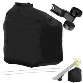 LEAFLEX 205110001 Leaf Vaccum Vac Attack Bag & 314148001 Wheel Assembly Compatible with Ryobi 40V Leaf Vaccum Vac Attack Replace RY40405 RY40405VNM