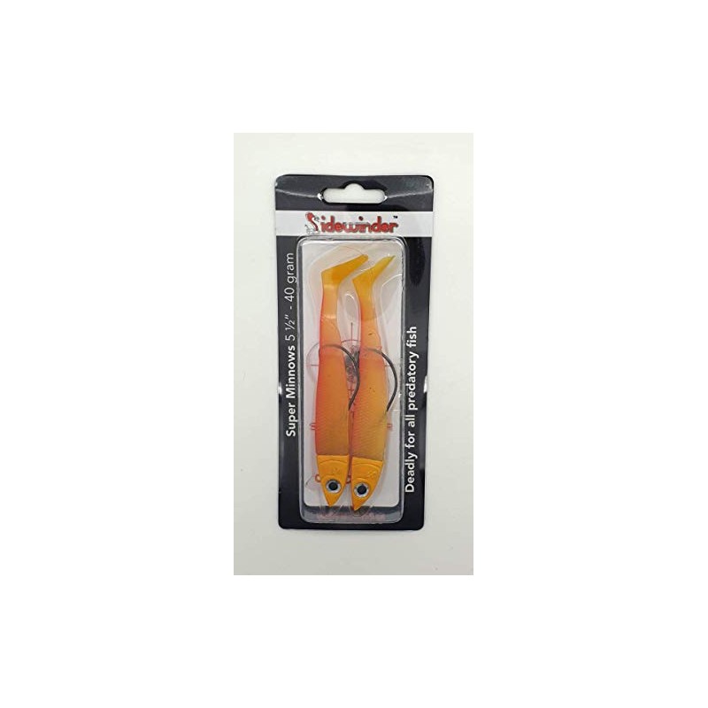 Sidewinder Weedless Minnows: Rhubarb Custard: 5.5 inch 40g