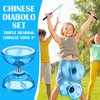 Simgoing Chinese Yoyo Diabolo Set includes Colorful LED Diabolo Toy