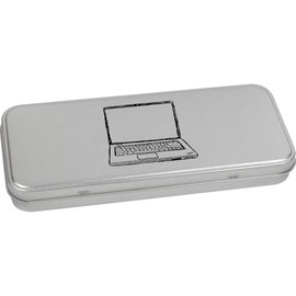 Azeeda 'Gaming Laptop' Metal Hinged Stationery Tin/Storage Box (TT00247825)
