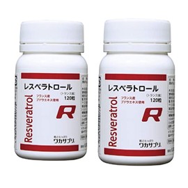 【×2個】ワカサプリ レスベラトロール 120粒