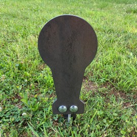 Magnum Target 3/8" AR500 6"x12" Auto Reset Classic Popper - Spring Reactive Steel Shooting Target