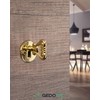 Gedotec Brass-Plated Furniture Key | 1 Piece | Beard Key
